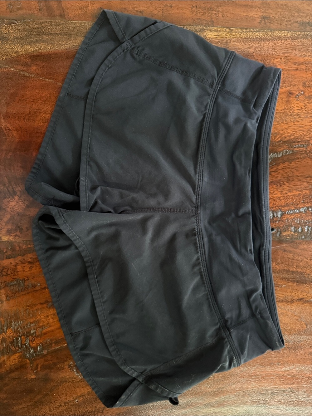 lululemon athletica Black, White & Light Blue Women's Athletic Shorts - Picture 7 of 8